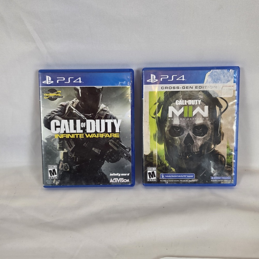 Call of Duty PS4 Lot Bundle Modern Warfare II 2 Cross-Gen & Infinite Warfare CIB